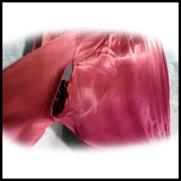 40s Dressing Gown For Glam Ghoul Femme Zombie COSTUME - 1940s Vintage - Picture 5 of 15